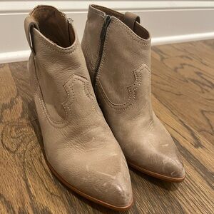 Frye Reina Ankle Booties‎ - Gray